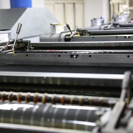 impresión offset producción gráfica impresión offset